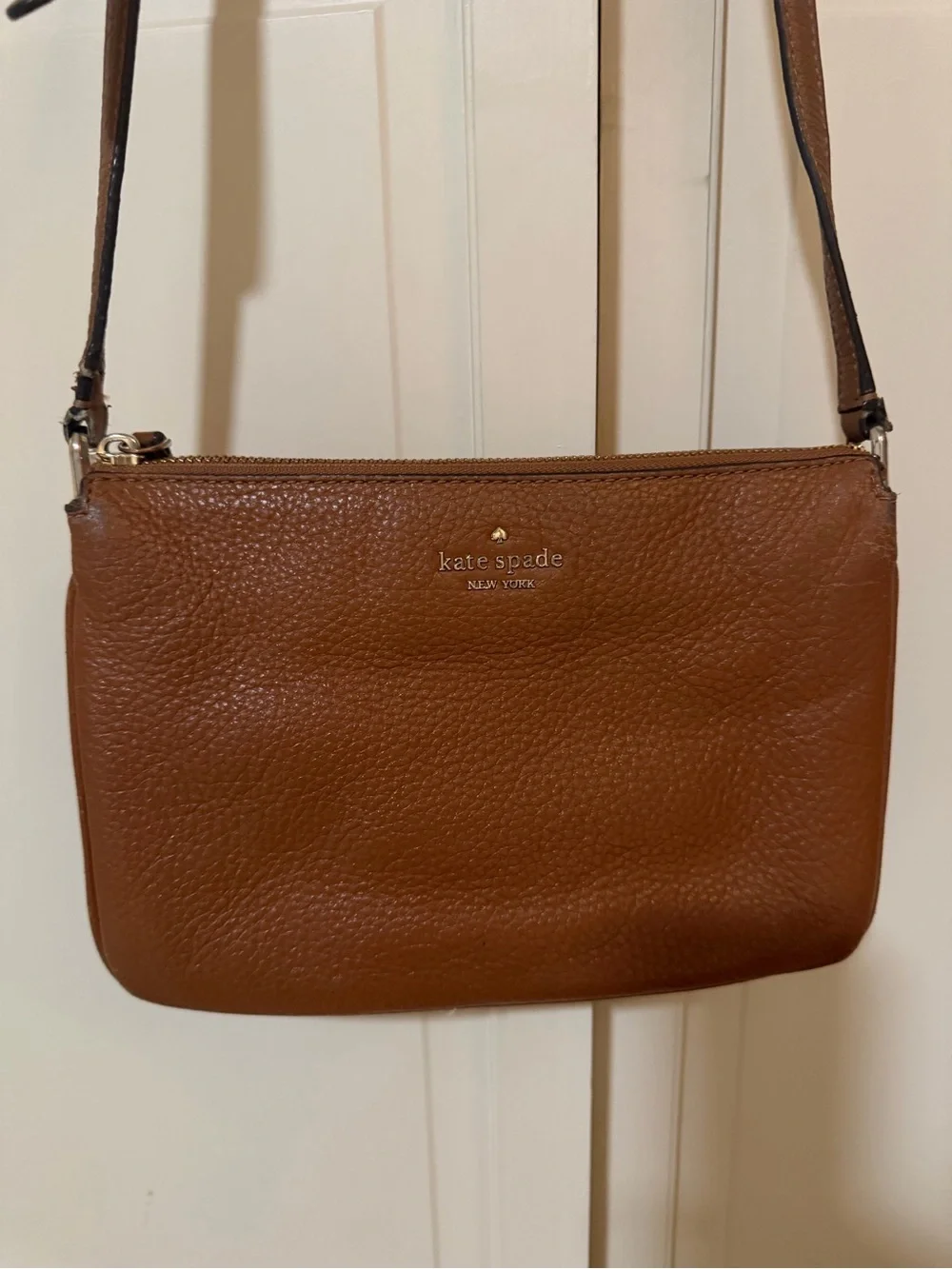 Kate Spade Brown Leather Crossbody Bag